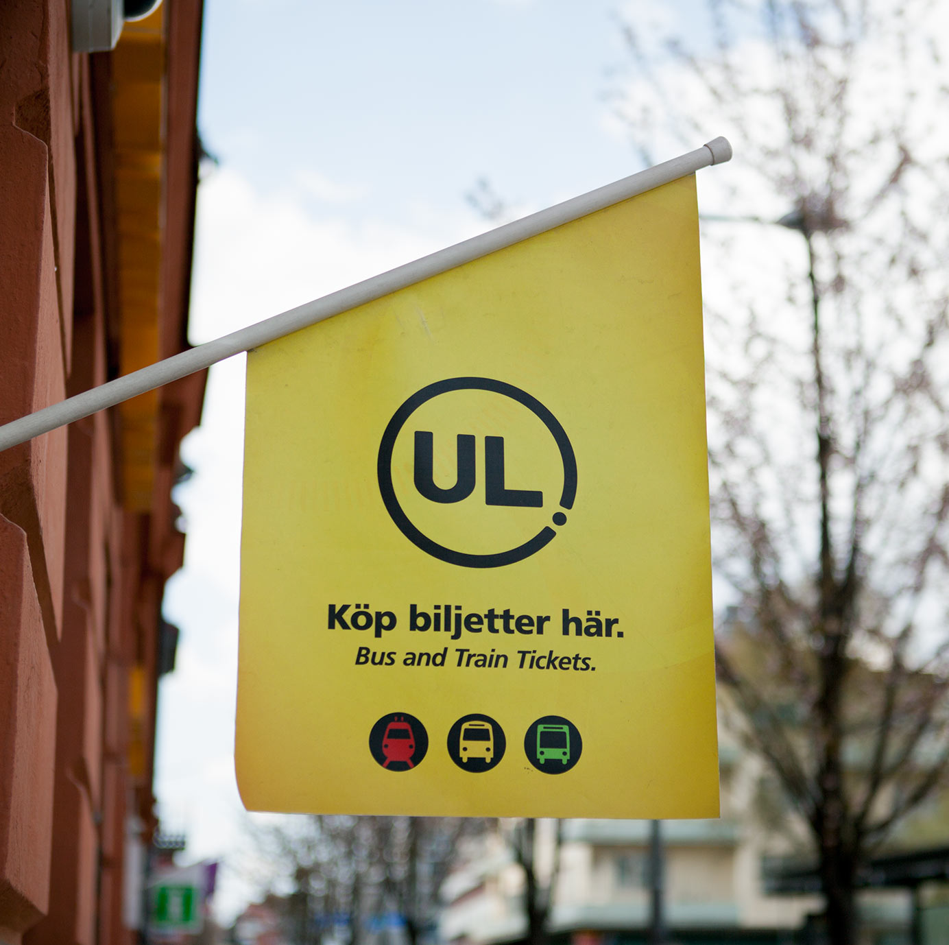 Ombudsflagga med UL logotyp