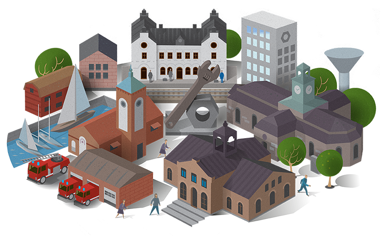 Illustration Enköping stad