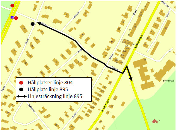 Tillfällig körväg under Mickelsmässmarknaden