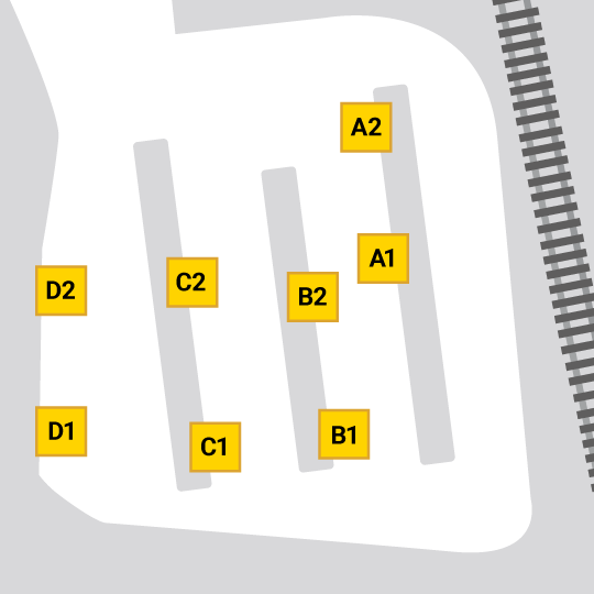 Overview map Bålsta station